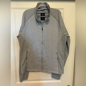 Men’s Under Armour Storm Coldgear Reactor Insulated Jacket, XL, Gray